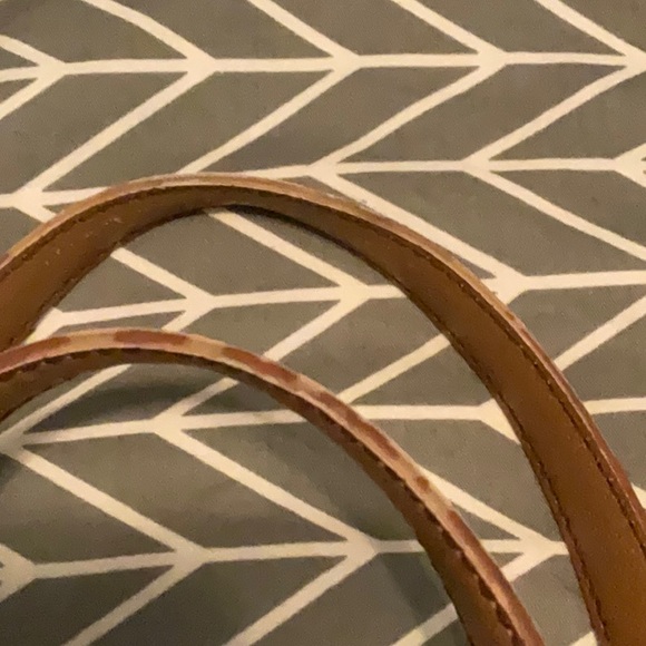 Canvas and leather handbag by FERRE OF ITALY - Picture 4 of 4